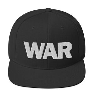 Dustin Poirier Marvin Hagler War Embroidered Snapback Black White Hat